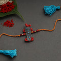 Handmade crochet rakhi by samoolam - handcrafted
