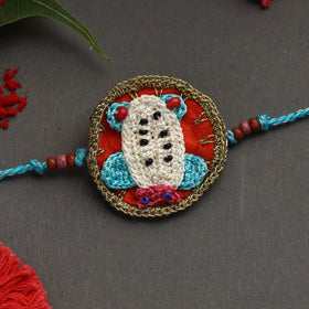 Handmade crochet rakhi by samoolam - handcrafted