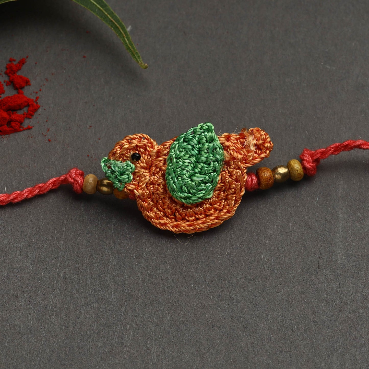 Buy Handmade Recyclable Crochet Rakhi Online at iTokri.com