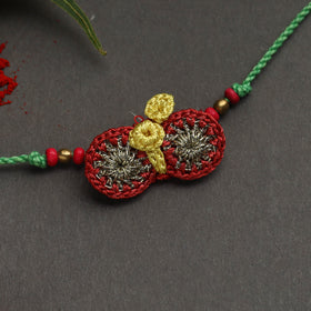 Handmade crochet rakhi by samoolam - handcrafted