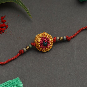  Handmade Recyclable Crochet Rakhi 