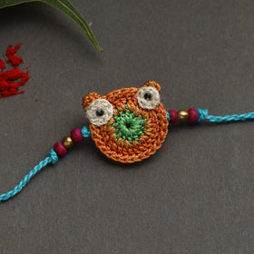 Handmade crochet rakhi by samoolam - handcrafted
