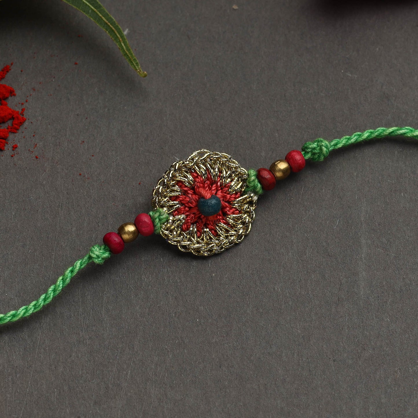 Handmade crochet rakhi by samoolam - handcrafted