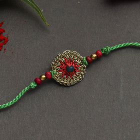 Handmade crochet rakhi by samoolam - handcrafted