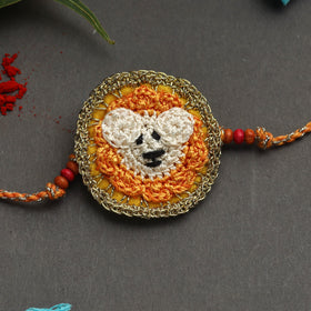 Handmade crochet rakhi by samoolam - handcrafted