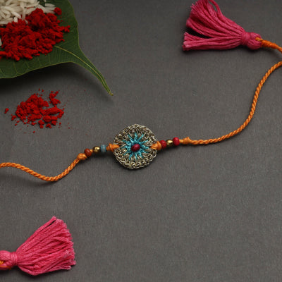 Handmade crochet rakhi by samoolam - handcrafted