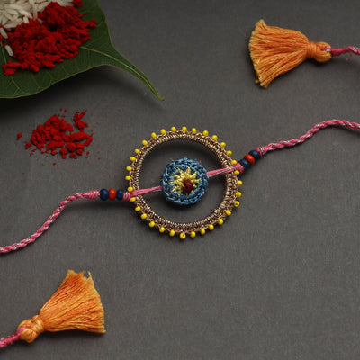 Buy Handmade Recyclable Crochet Rakhi Online at iTokri.com