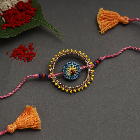 Buy Handmade Recyclable Crochet Rakhi Online at iTokri.com