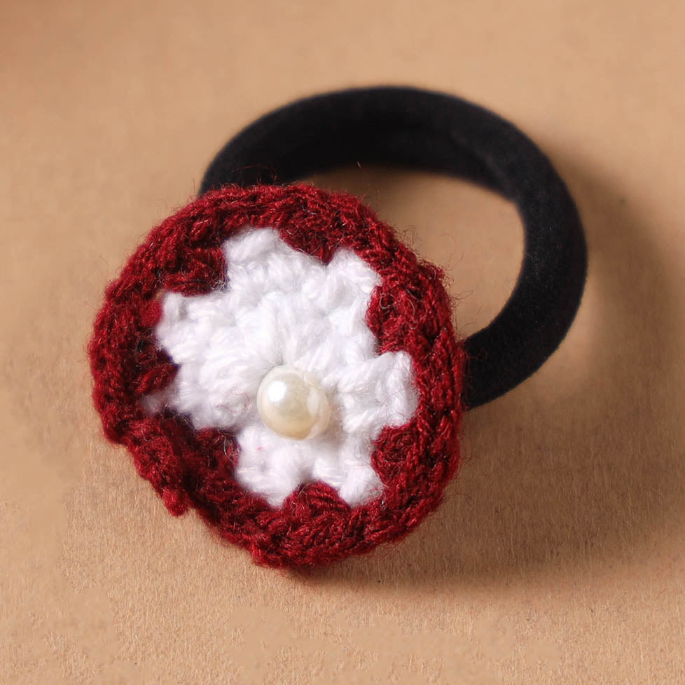 Handmade Crochet Rubber Bands - Stylish & Sustainable