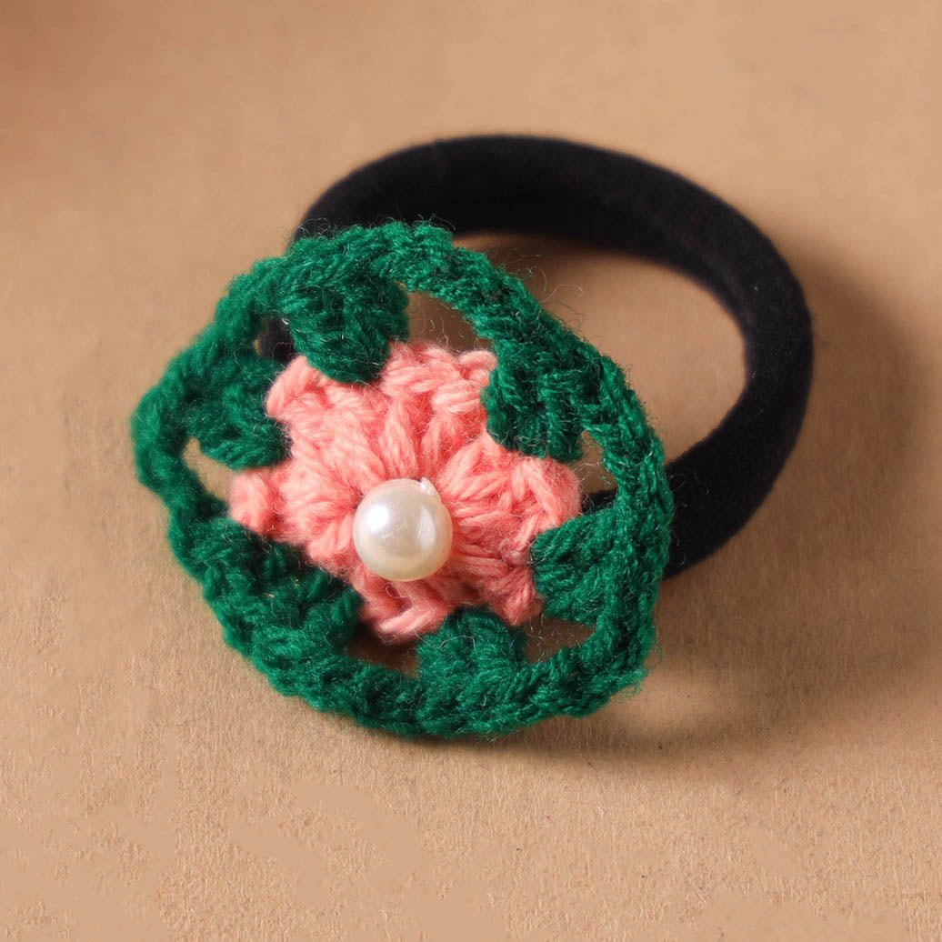 Handmade Crochet Rubber Bands - Stylish & Sustainable