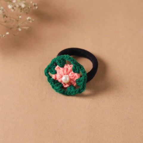 Handmade Crochet Rubber Bands - Stylish & Sustainable