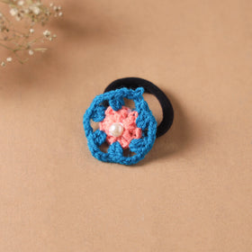 Handmade Crochet Rubber Bands - Stylish & Sustainable