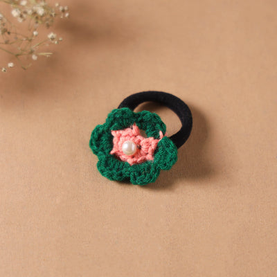 Handmade Crochet Rubber Bands - Stylish & Sustainable