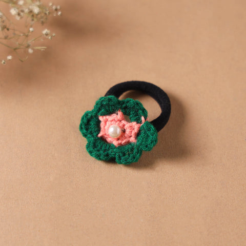 Handmade Crochet Rubber Bands - Stylish & Sustainable