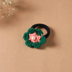 Handmade Crochet Rubber Bands - Stylish & Sustainable