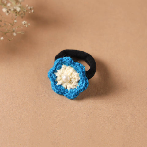 Handmade Crochet Rubber Bands - Stylish & Sustainable
