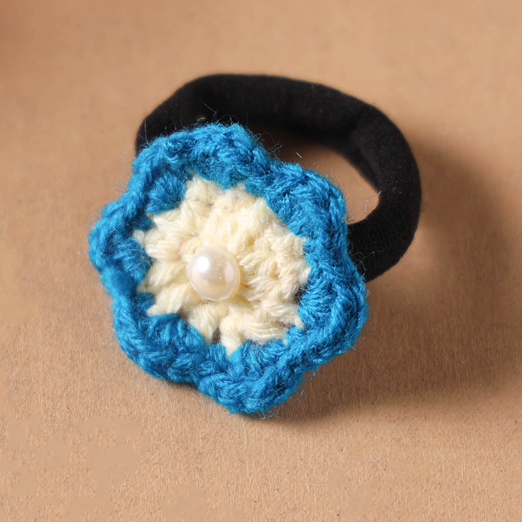 Handmade Crochet Rubber Bands - Stylish & Sustainable