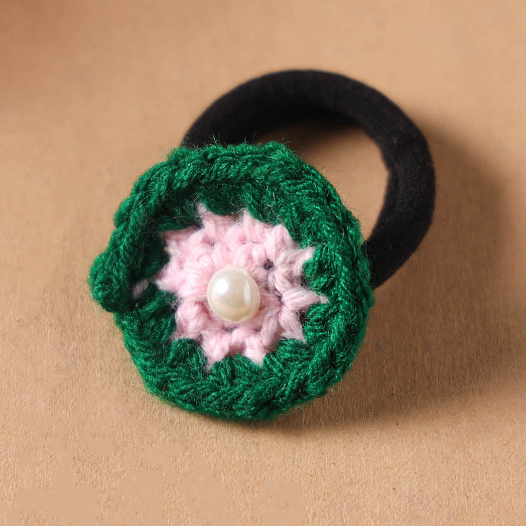 Handmade Crochet Rubber Bands - Stylish & Sustainable