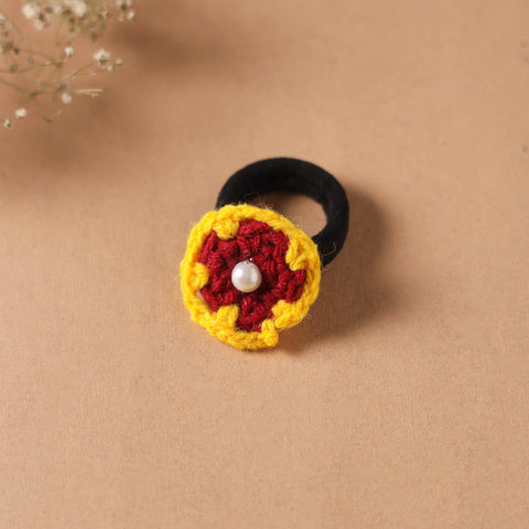 Handmade Crochet Rubber Bands - Stylish & Sustainable