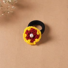 Handmade Crochet Rubber Bands - Stylish & Sustainable