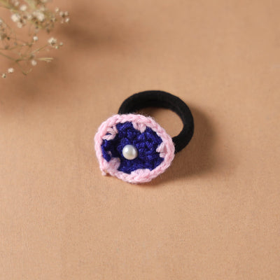 Handmade Crochet Rubber Bands - Stylish & Sustainable