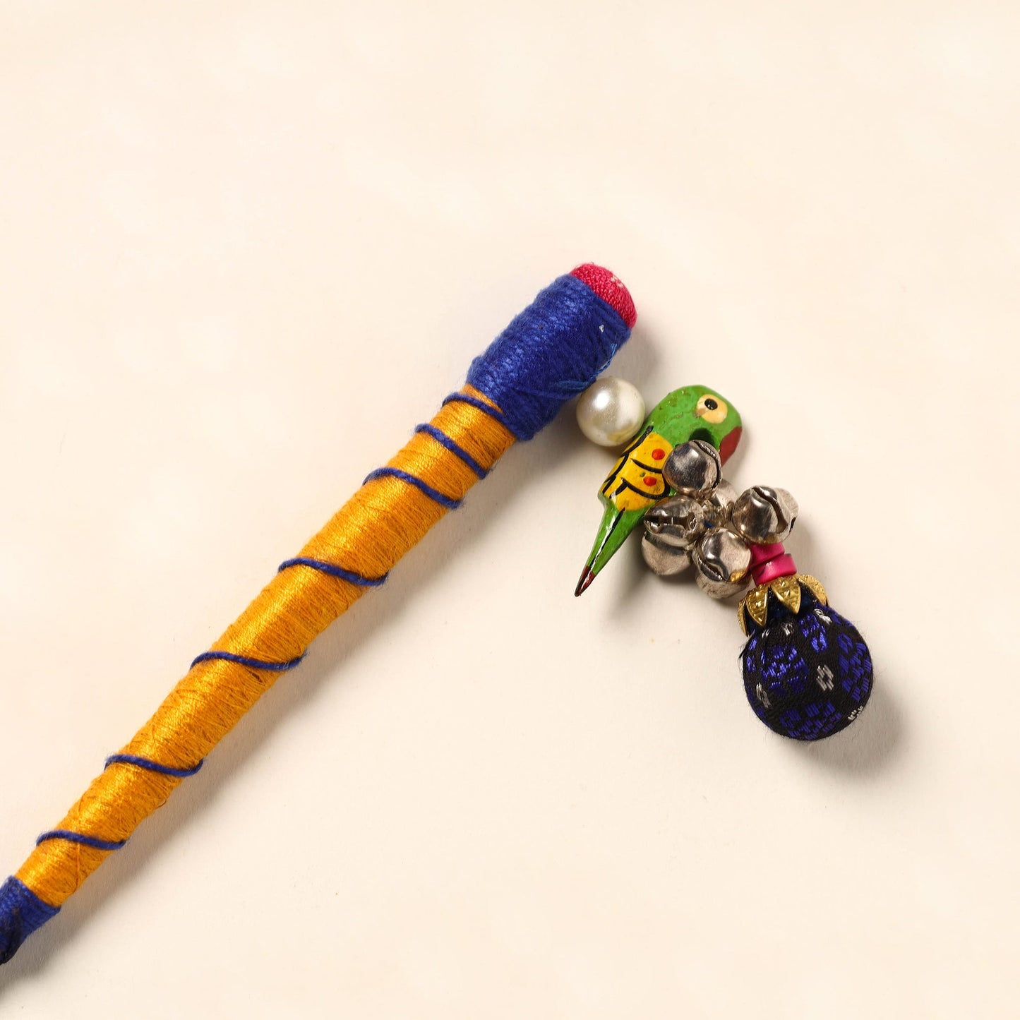  Handmade Crochet Wooden Juda Stick