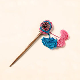  Handmade Crochet Wooden Juda Stick