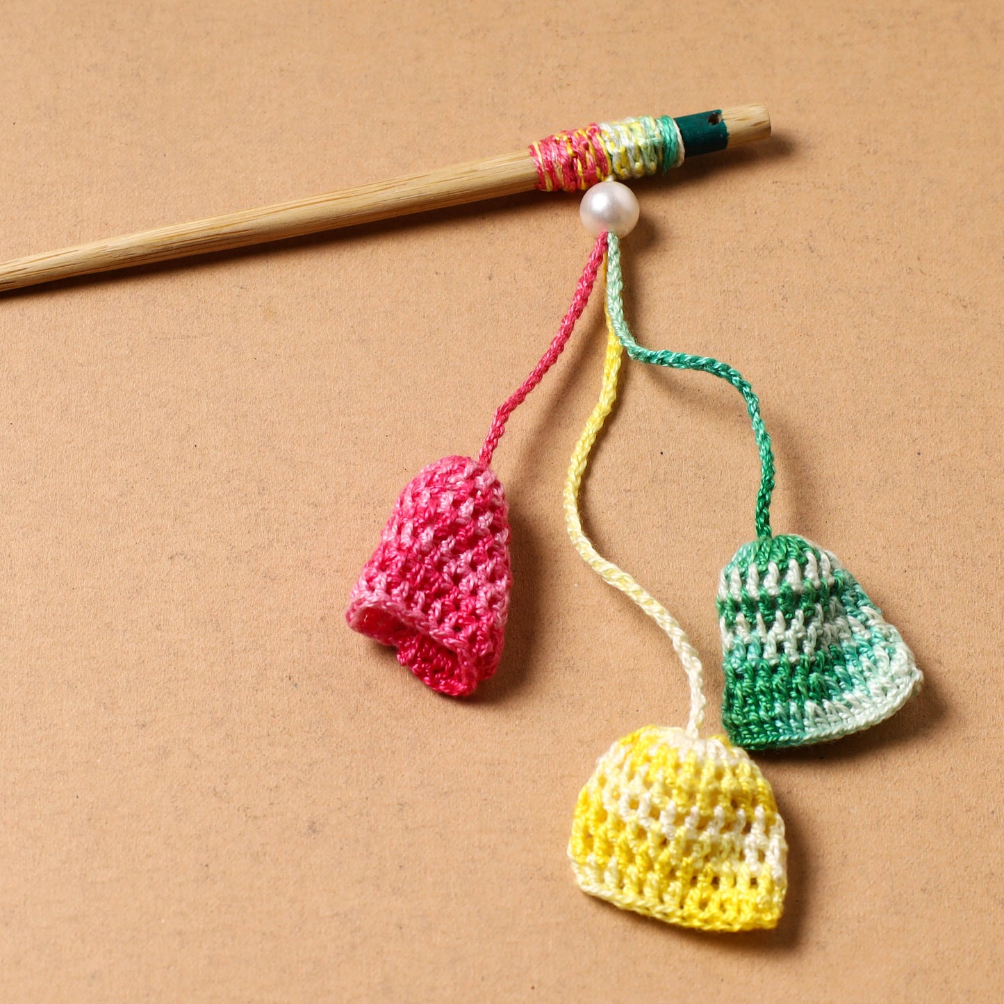  Handmade Crochet Wooden Juda Stick Online at iTokri.com 