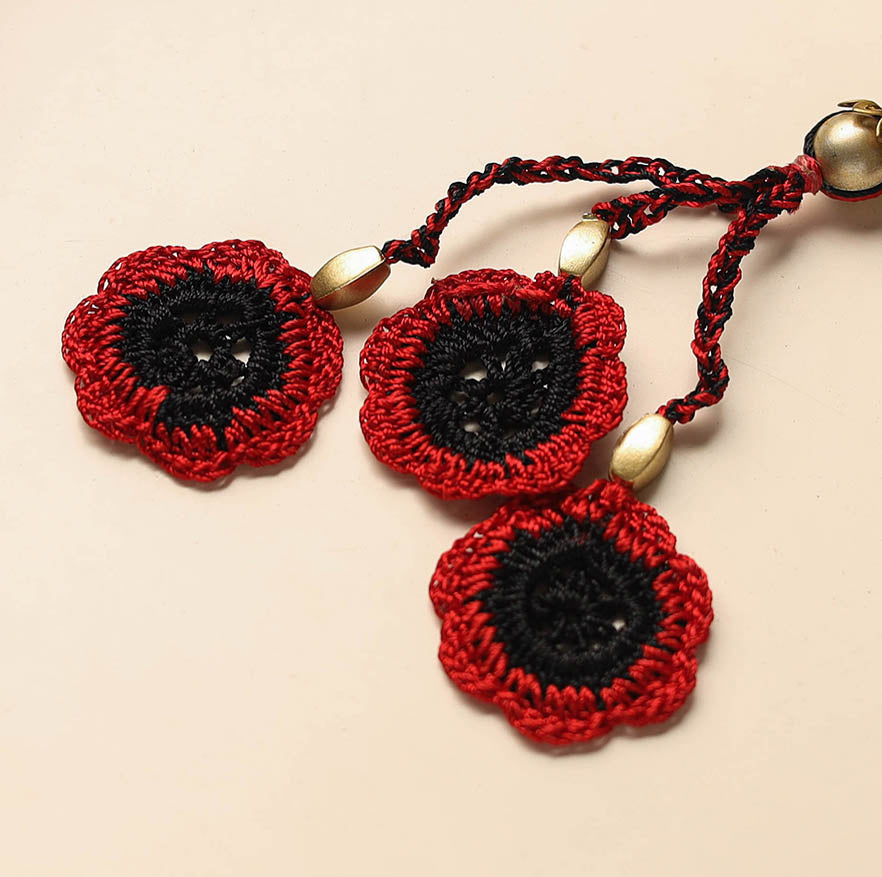 Handmade Crochet Work Lumba Rakhi