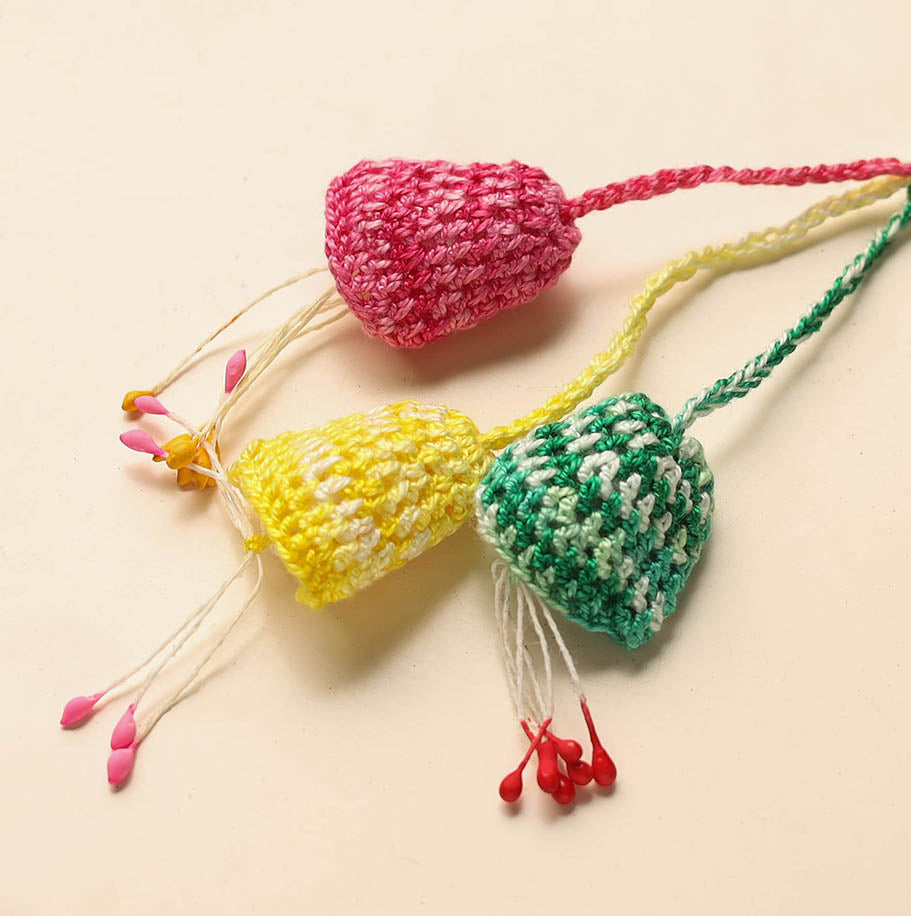 Handmade Crochet Work Lumba Rakhi