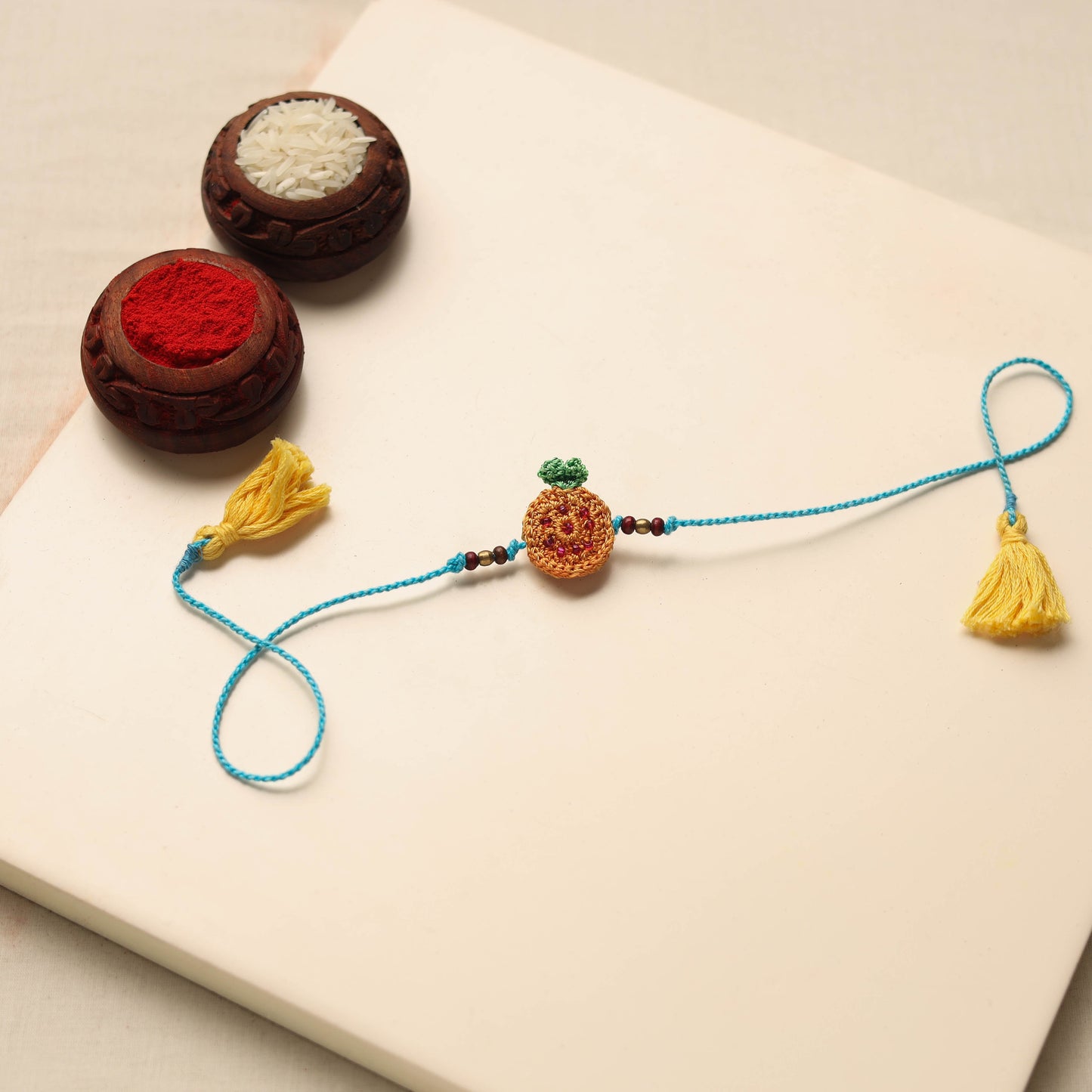 Handmade Crochet Work Rakhi