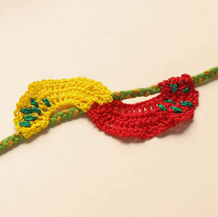 Handmade Crochet Work Rakhi