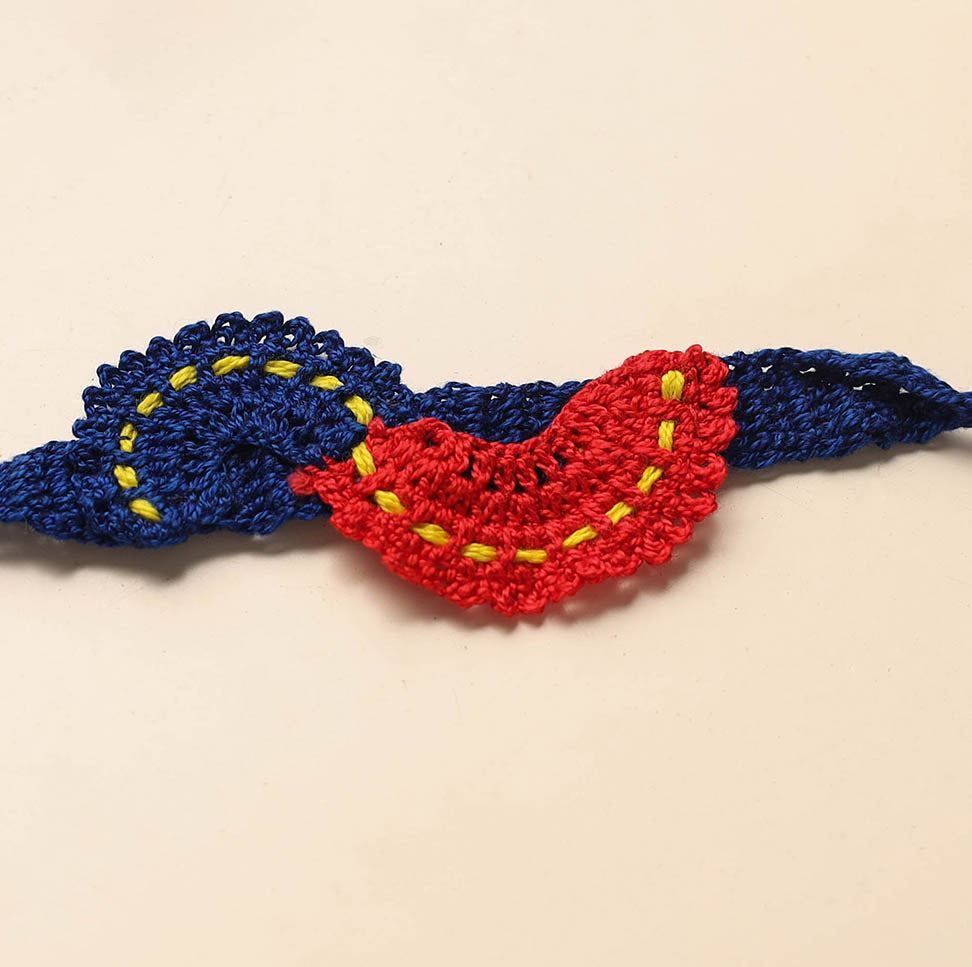 Handmade Crochet Work Rakhi