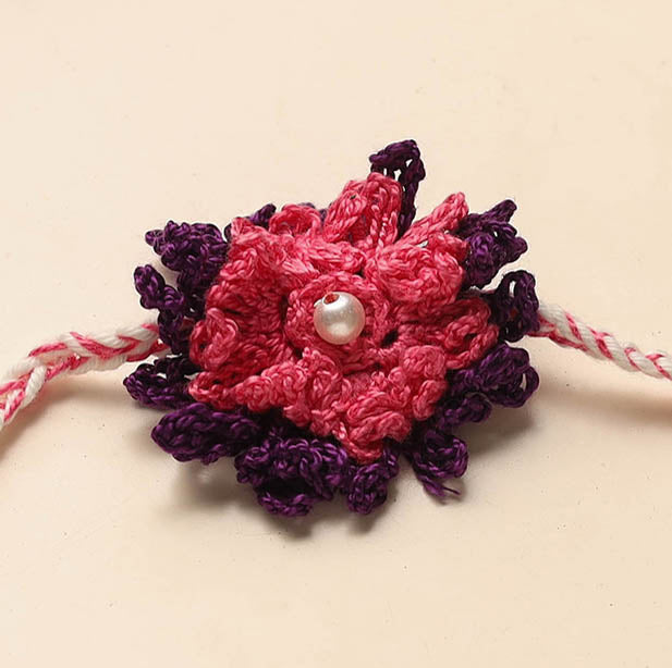 Handmade Crochet Work Rakhi