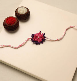 Handmade Crochet Work Rakhi