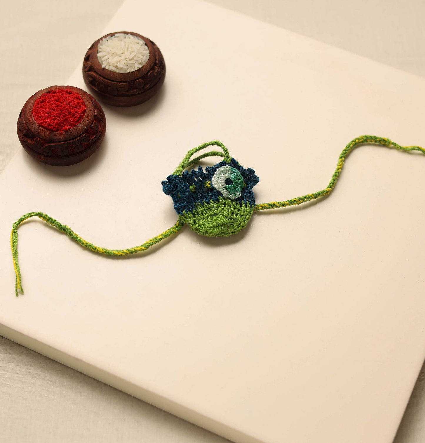 Handmade Crochet Work Rakhi