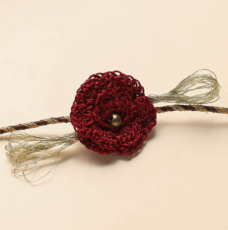 Handmade Crochet Work Rakhi