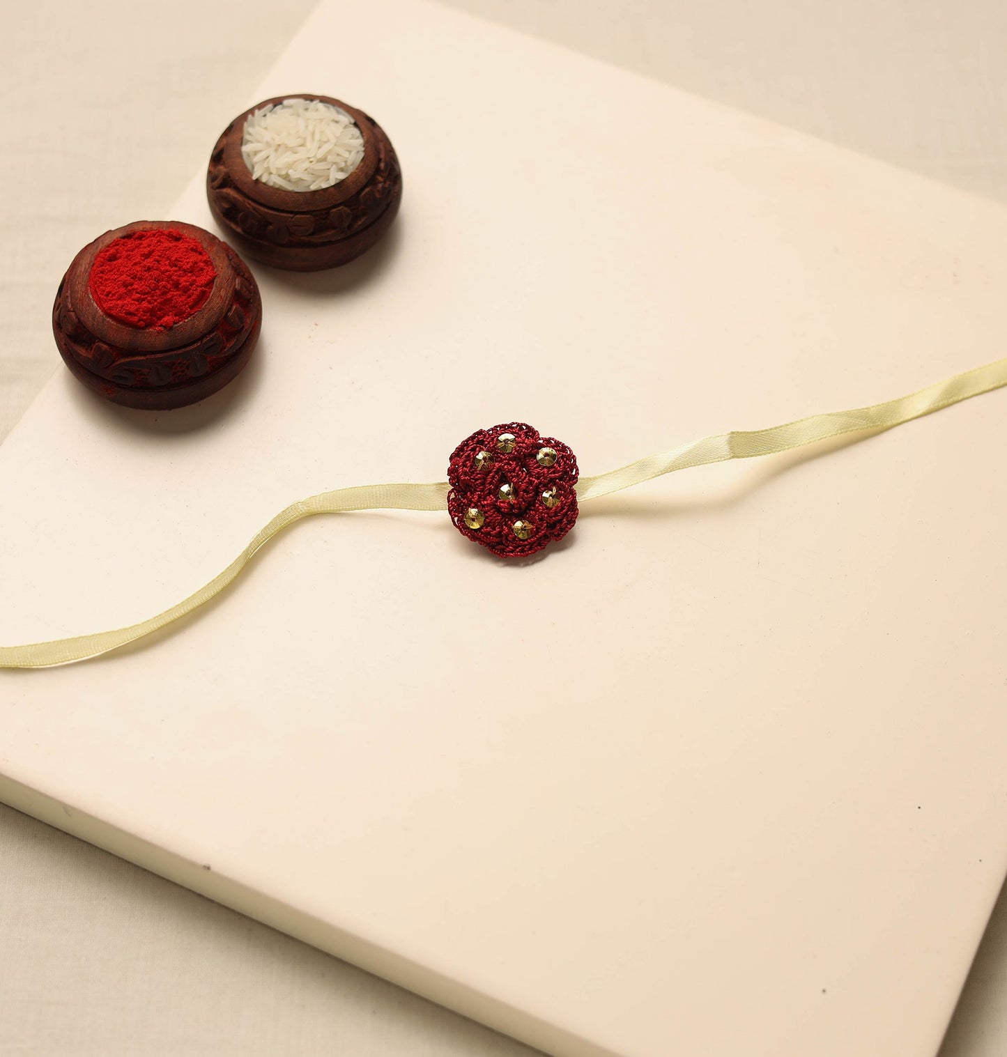 Handmade Crochet Work Rakhi