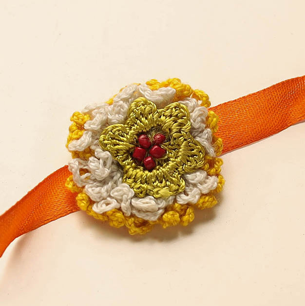 Handmade Crochet Work Rakhi