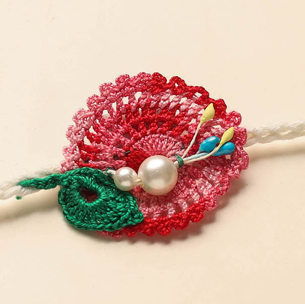 Handmade Crochet Work Rakhi