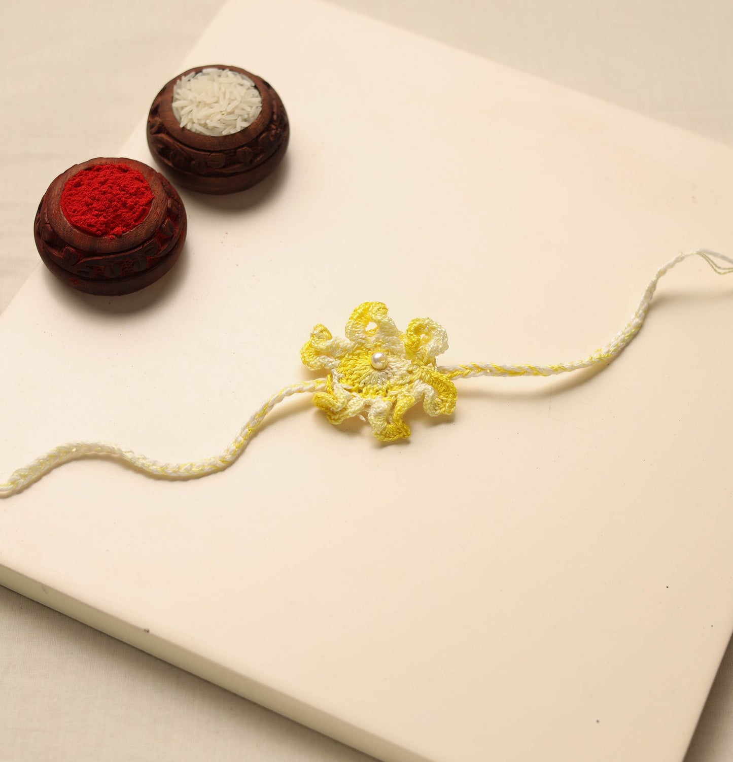 Handmade Crochet Work Rakhi