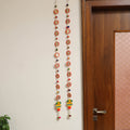  Handmade Diwali Wall Hanging with Bead & Gota Work (set of 2) 