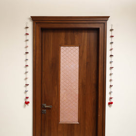  Handmade Diwali Wall Hanging with Bead & Shell Work (set of 2) 