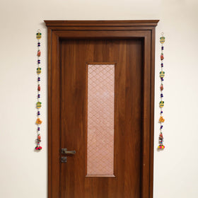  Handmade Diwali Wall Hanging with Bead Work (set of 2) 