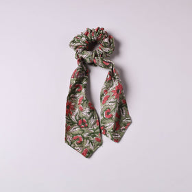 Handmade Elastic Cotton Rubber Band Tail Scrunchie 