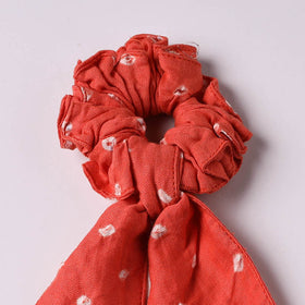 Handmade Elastic Cotton Rubber Band Tail Scrunchie 