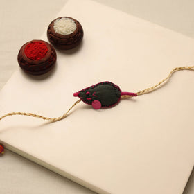 Handmade Embroidered Kids Rakhi
