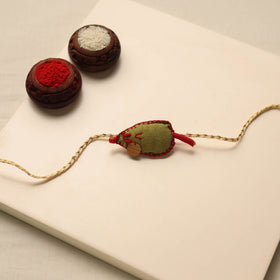 Handmade Embroidered Kids Rakhi