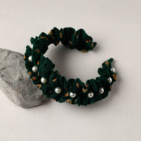  Handmade Fabart & Beadwork Hair Band