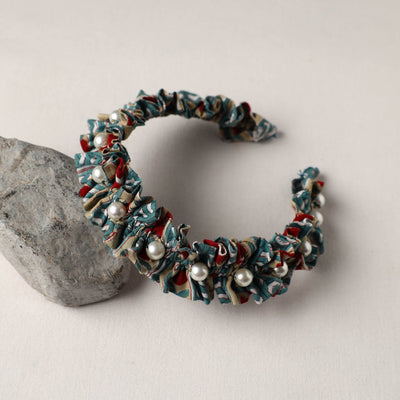  Handmade Fabart & Beadwork Hair Band